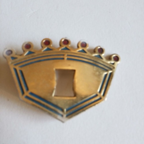Indezit vintage collectible aluminum badge used