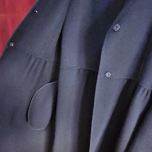 Max Mara women's coat like new, black and blue, size XL