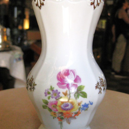 Weimar porcelain vase used