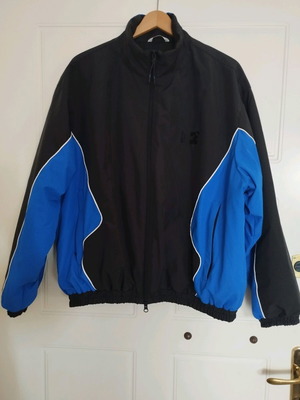 Zara men's jacket size L like new, black and blue