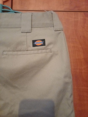 Dickies παντελόνι slim fit straight work μπεζ, σαν καινούργιο, μέγεθος S