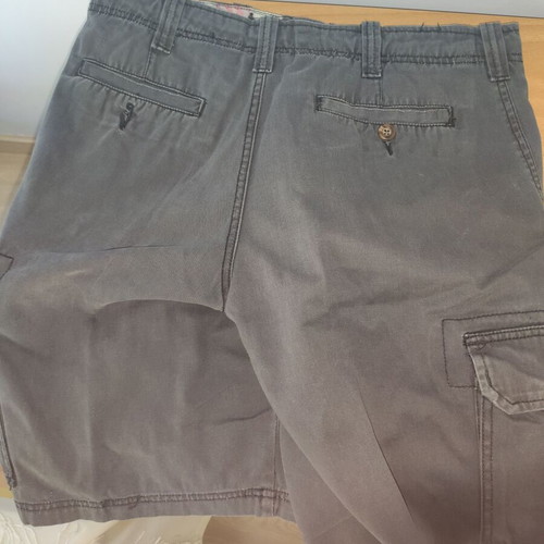 Glou Cargo Shorts pack of 2 men's beige and blue used, sizes L and M