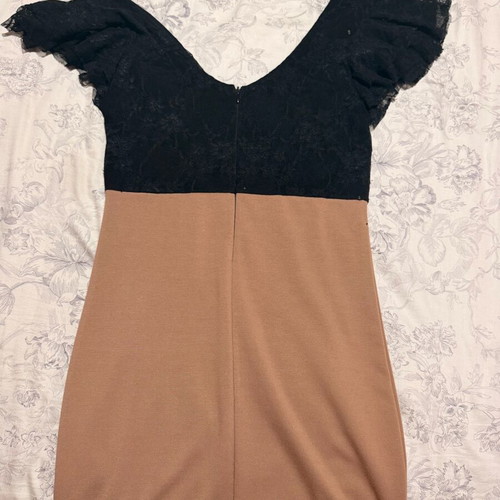 Midi dress Zic Zac like new, size M, black and beige
