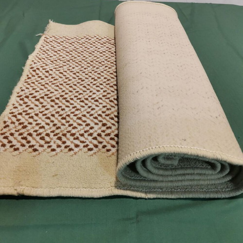 Runner rug used with minor wear, vintage 1970