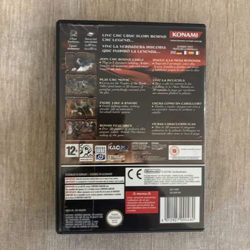 King Arthur Truth Behind the Legend Nintendo GameCube game used, English full