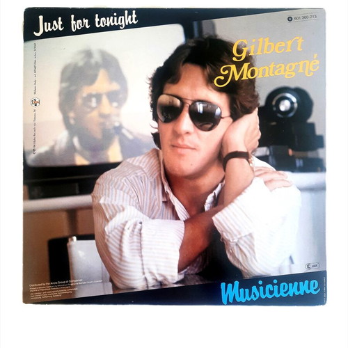 Gilbert Montagné Just For Tonight 12" Maxi-Single Vinyl, Italo-Disco