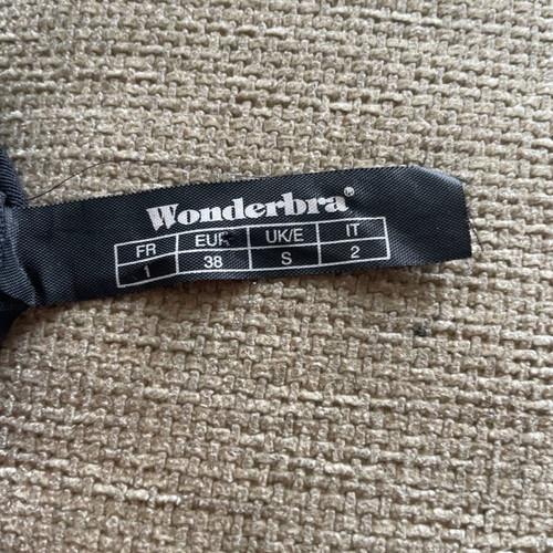 Wonderbra string black new, size small