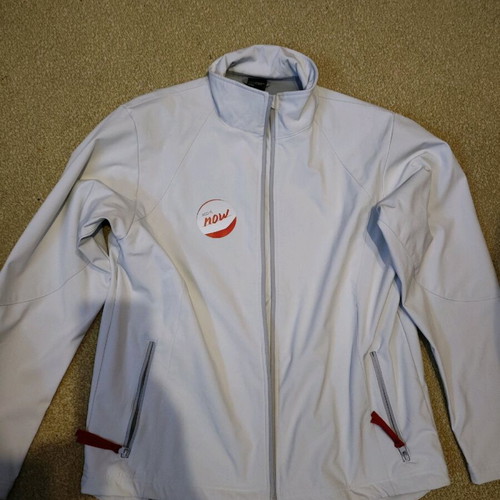 James & Nicholson unisex jacket Large like new, white