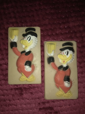 Vintage πάνελ Scrooge McDuck κεραμικά χειροποίητα μεταχειρισμένα