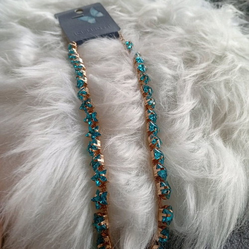Necklace with star stones new turquoise