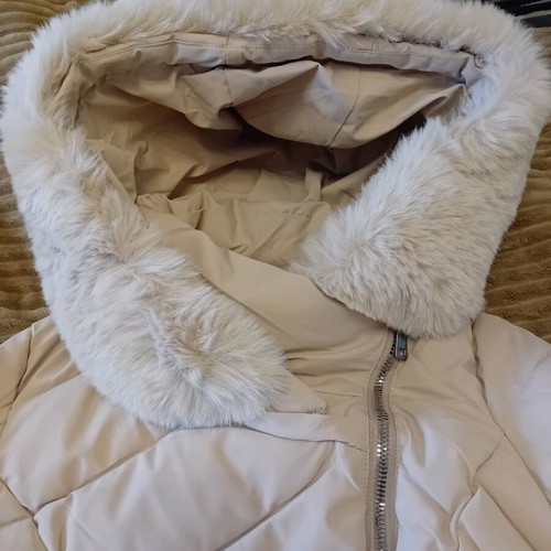 Women's jacket new, beige, size M