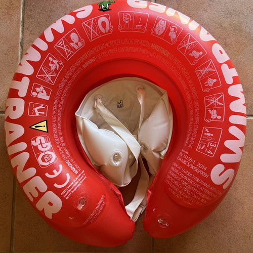 Freds Swim Academy Swimtrainer baby float red for 6 months to 4 years