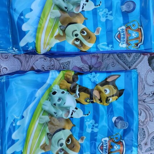 Paw Patrol kids arm floaties, Cars plastic bucket, 3 plastic shovels beach set