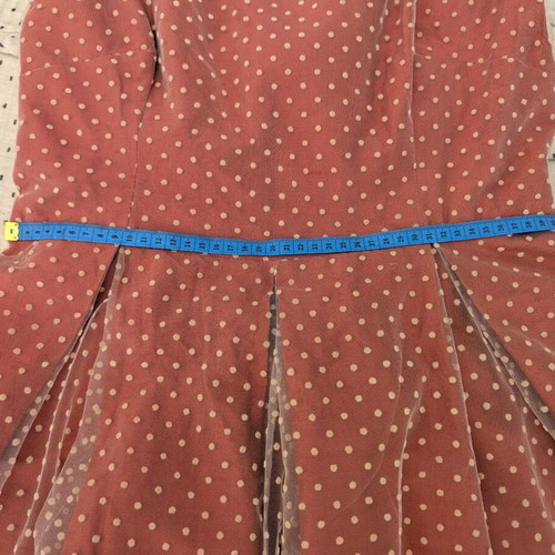 LazyD handmade dress like new, silk and tulle with belt, size L