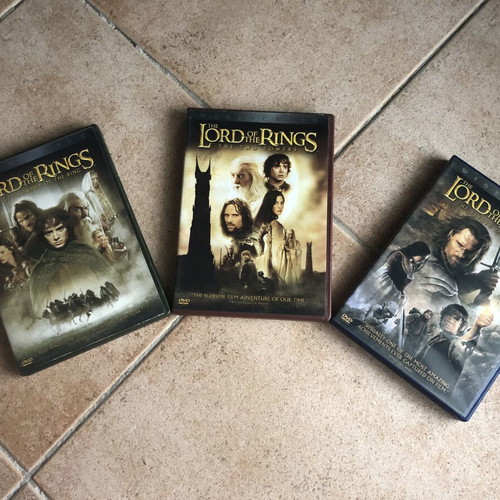 Lord of the Rings Trilogy DVD used, Region 1, first edition with Gollum gift