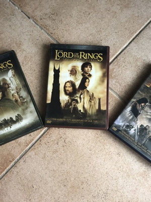 Lord of the Rings Trilogy DVD used, Region 1, first edition with Gollum gift