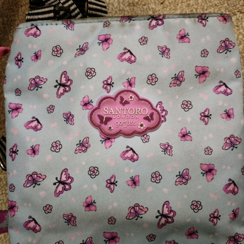 Santoro backpack, shoulder bag and pencil case like new, gift set