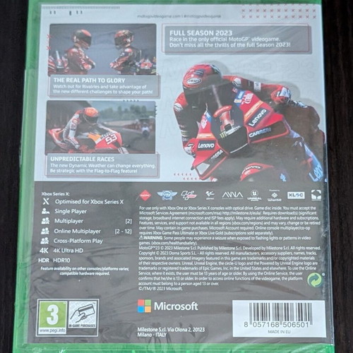 MotoGP 2023 Xbox Series X Xbox One sealed