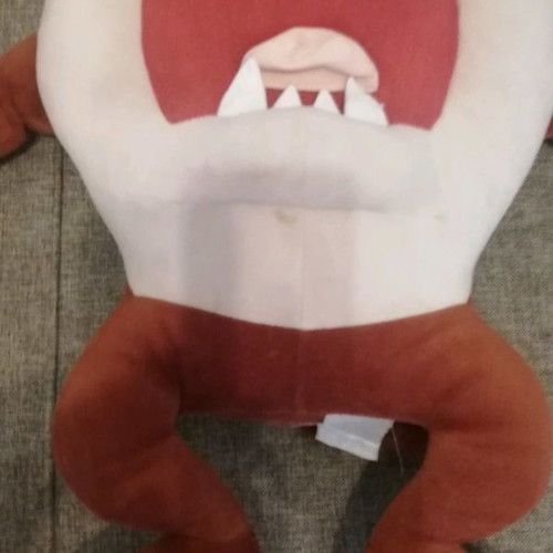 Large Taz plush used