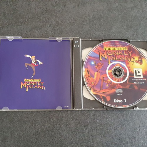 The Curse of Monkey Island PC game μεταχειρισμένο, Lucas Arts 1997