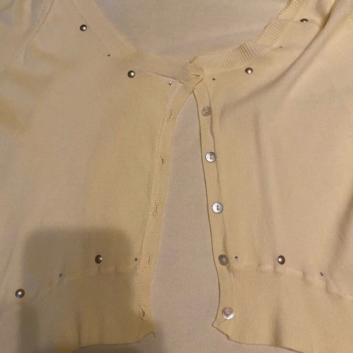 Rococo cardigan used, yellow, size S