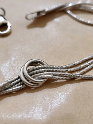 Сребърна гривна 925 винтидж като нова