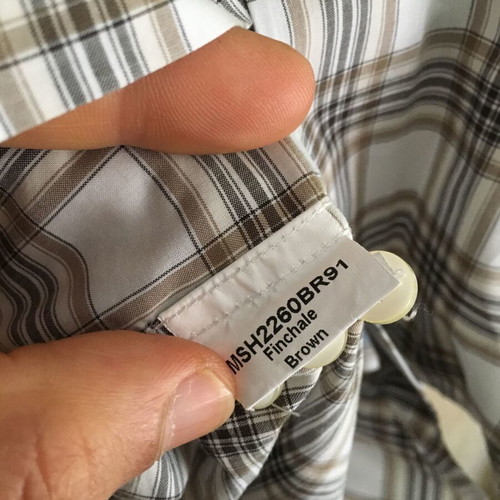 Barbour tartan shirt size L like new, 100% cotton