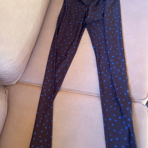 Leggings dark blue with stars new size M