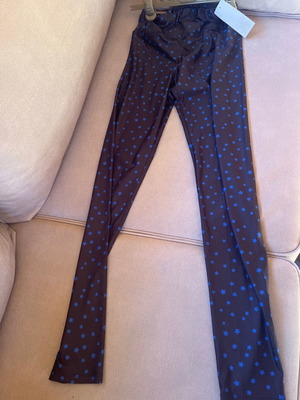 Leggings dark blue with stars new size M