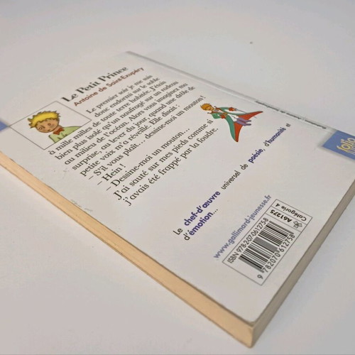 Le Petit Prince used book in French with dedication