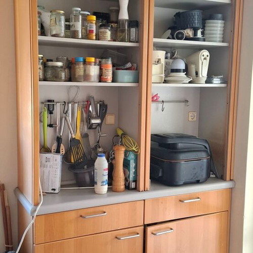 Miele Double Storage Cabinet with Roll-Top Used