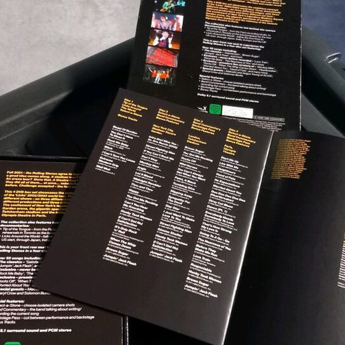 Rolling Stones Four Flicks DVD set like new, missing Disc 2