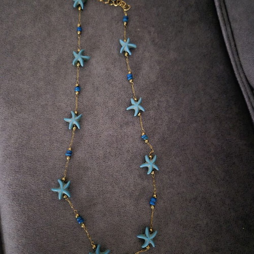 Necklace with starfish