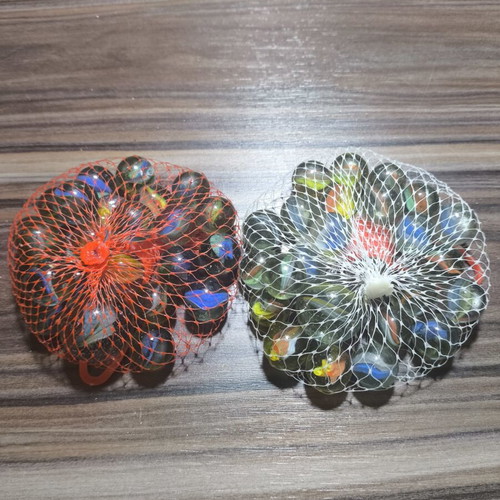 Glass marbles retro 1980-90 sealed, pack of 2 bags
