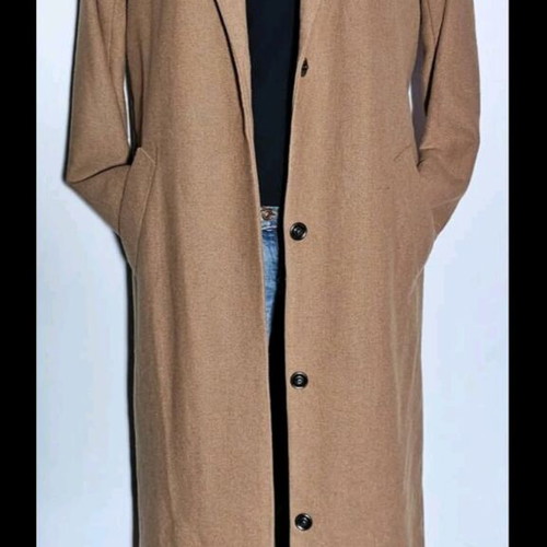 Vintage Minimum wool blend long coat like new, camel color