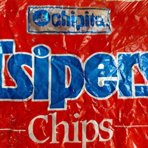 Tsipers Chips packaging used, collectible, 1989 Chipita