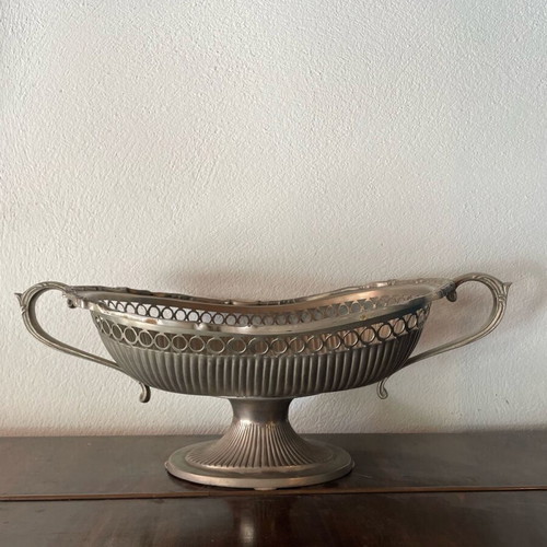 Fruit bowl tin like new with two handles