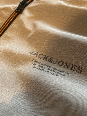 Jack & Jones jacket new, size M, black and gray