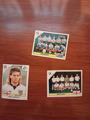 Panini Italia '90 stickers like new, set of 3