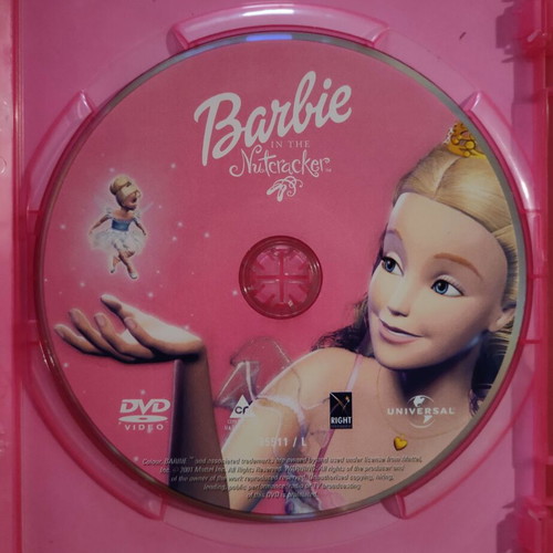 Barbie 4 DVD collectible cases, dubbed animation