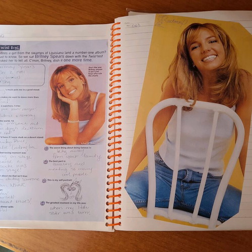 Britney Spears collection used with poster and insert
