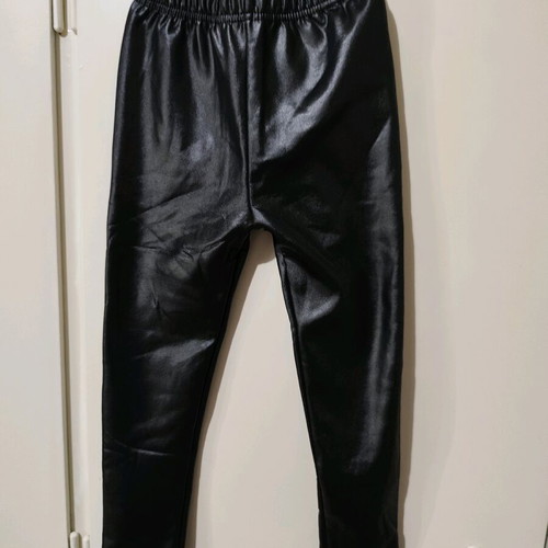 Kids leggings black with fur lining new, Shein, size 130
