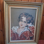 Embroidered frame handmade like new
