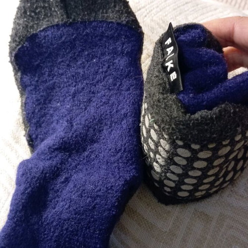 Falke children's slippers like new, size 31-32, blue