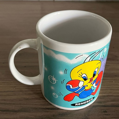 Tweety Mug used, Looney Tunes Warner Bros 1996