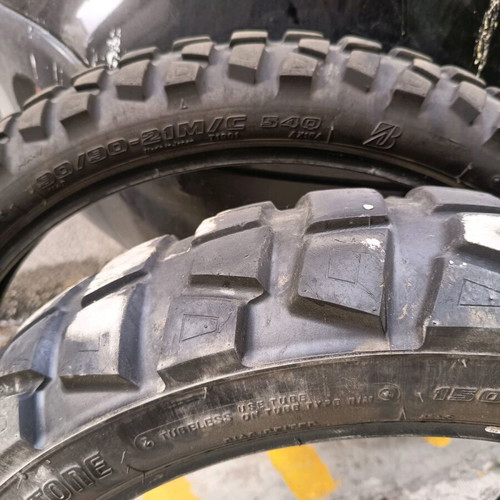 Bridgestone BATTLAX AX41 tires used 150/70/18