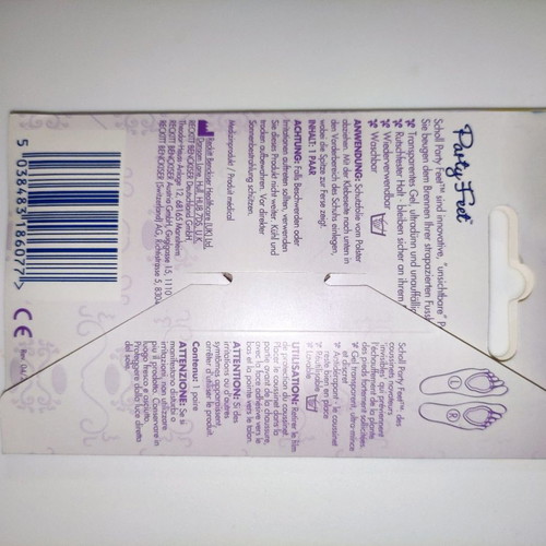 Scholl Party Feet silicone gel insoles set of 2 for heels