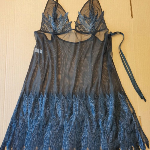 Babydoll like new, black with grey-blue details, size 2