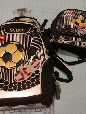 Polo Primary School Bag and Lunch Bag Set like new