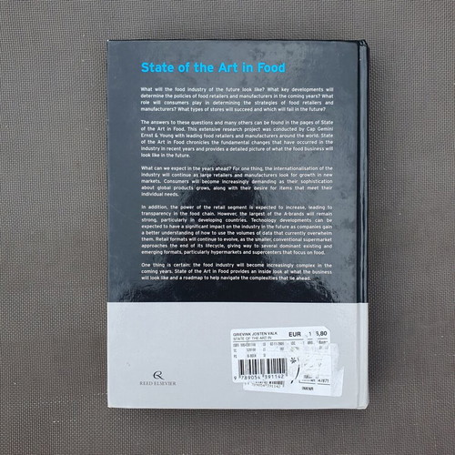 State of the Art in Food book by Grievink, Josten and Valk